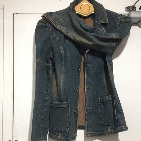 VINTAGE DKNY JEANS SLIM FIT JACKETS SIZE M - Picture 4 of 12